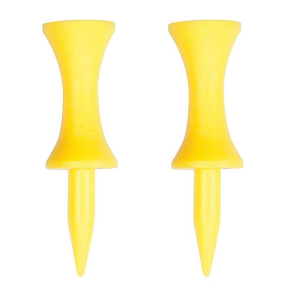 Muoviteiset golfitiit / Castle-tiit 25 mm (50 kpl) Yellow