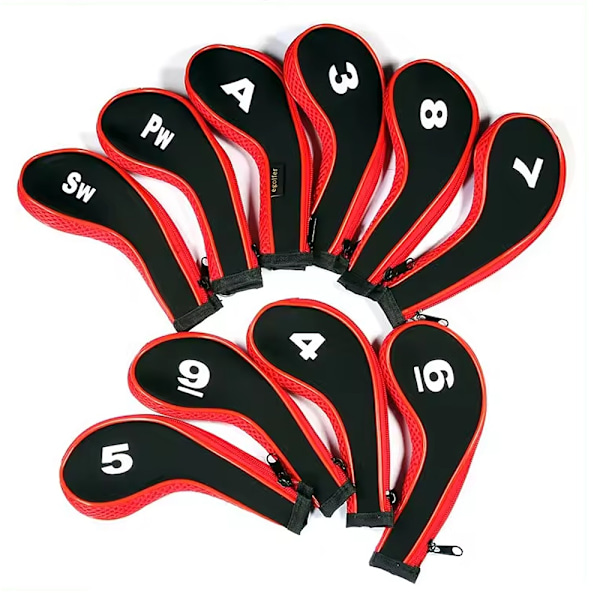 Headcovers til Jernkøller - Flere farvevalg Red