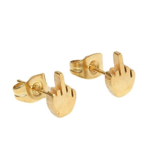 Örhängen "Flip Off" - Flera färger Guld