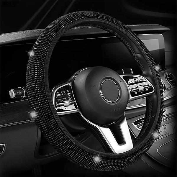 Glamorøs Rattmuffe / Rattbeskyttelse Bling Strass Diamant - Velg farge Black