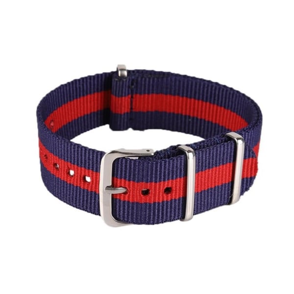 Klockarmband Natoband / Nylonband 20 Mm Olika Färger Blå | Blue | Nylon ...