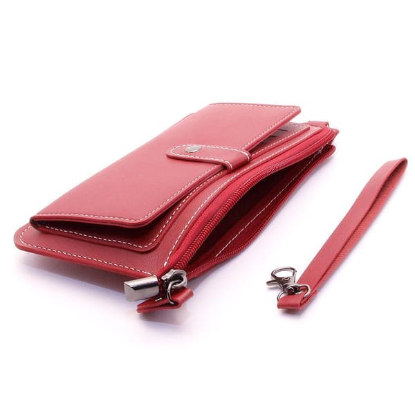 Diskret kortholder Clutch Mono - Flere farger Red