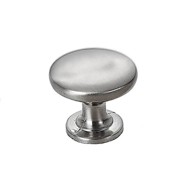 Knoppar 2-pack - Rustik rund metallknopp i silverfärg Silver