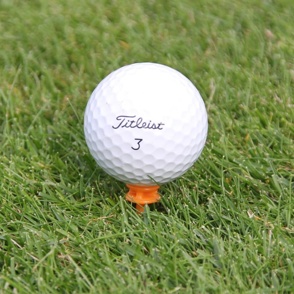 Golfknagger i plast / Slottsplugger 5 mm (50 stk) Yellow