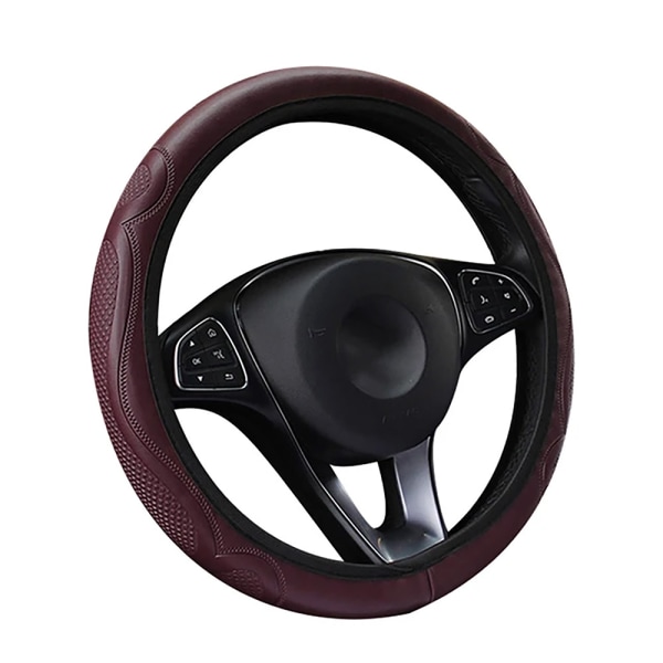 Antislip Rattmuffe / Rattskydd Elegant Lær - Velg farge Wine red