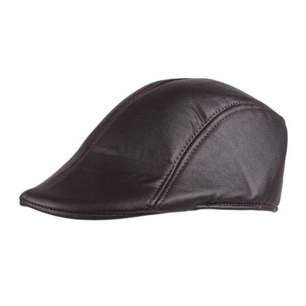 Flat Cap / Gatsby / Gubbkeps - Tekonahka - Ruskea Brun