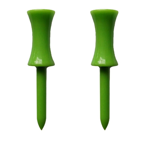 Plast golfpinner / Castle pinner 23 mm (50 stk) Green