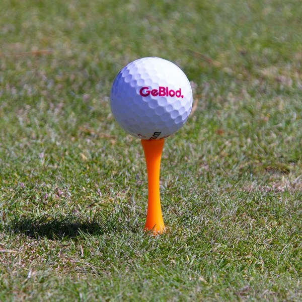 Golfknagger i plast / Slottsplugger 50 mm (40 stk) Orange