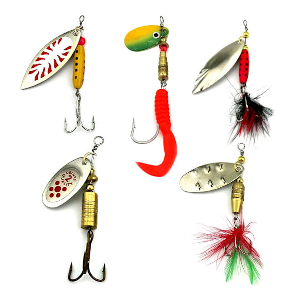 Startkit 21 st Blandade fiskedrag - Skeddrag Wobblers Spinnare