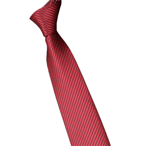 Stilren slips med diskret struktur - Flera färger Mörkröd
