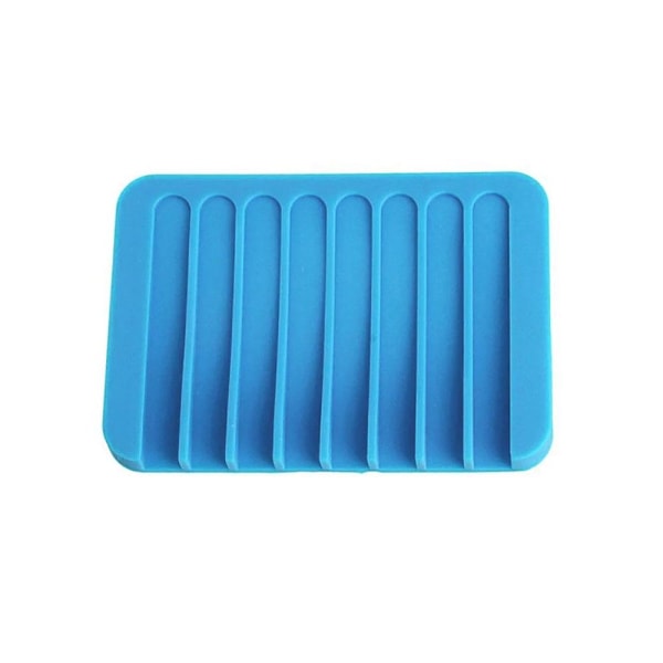 Tvålkopp i silikon med avrinning - Flera olika färger Blå