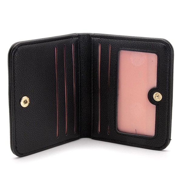Steam lommebok Slank kort lommebok - Velg farge Black