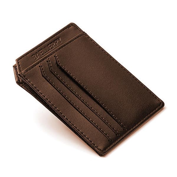 Slank kortholder med åbent midterrum Brown