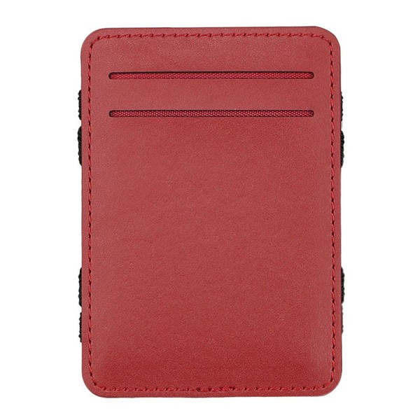 Magic Wallet korthållare vertikal - Olika färger Röd