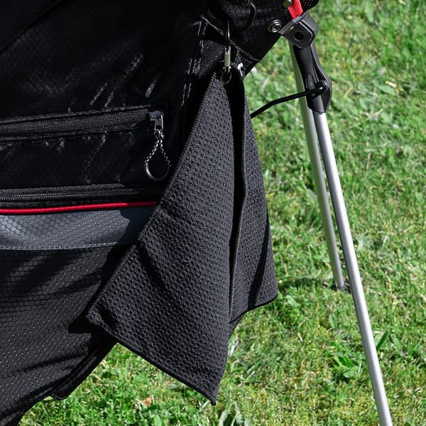 Mindre golfhandduk 30 cm Svart