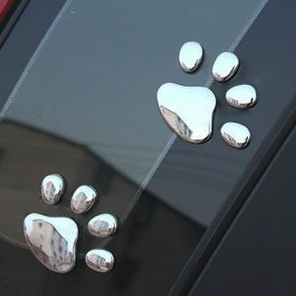 Auton tarra tarrat tassut koira 3D - Useita värejä Silver