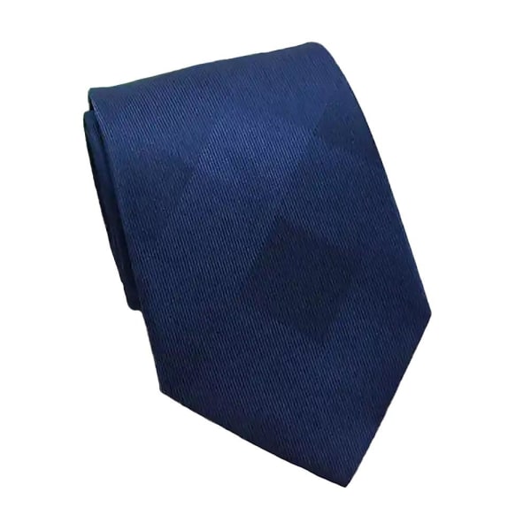 Stilfuldt slips med mønster - Flere farver Dark blue