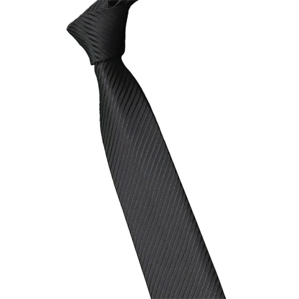 Stilren slips med diskret struktur - Flera färger Svart