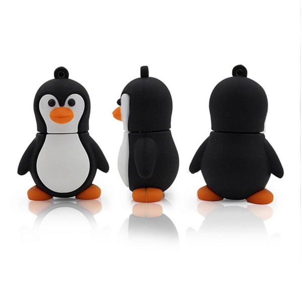 USB-minne 32 GB - Pingvin Orange