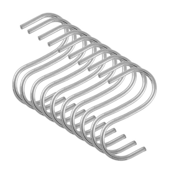 Multikrokar i rostfritt stål - 10-pack