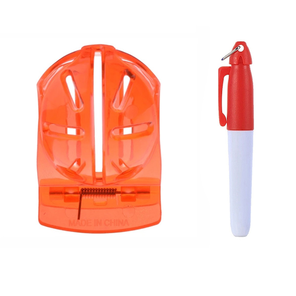 Linjemarkerare Klämma + Penna Red