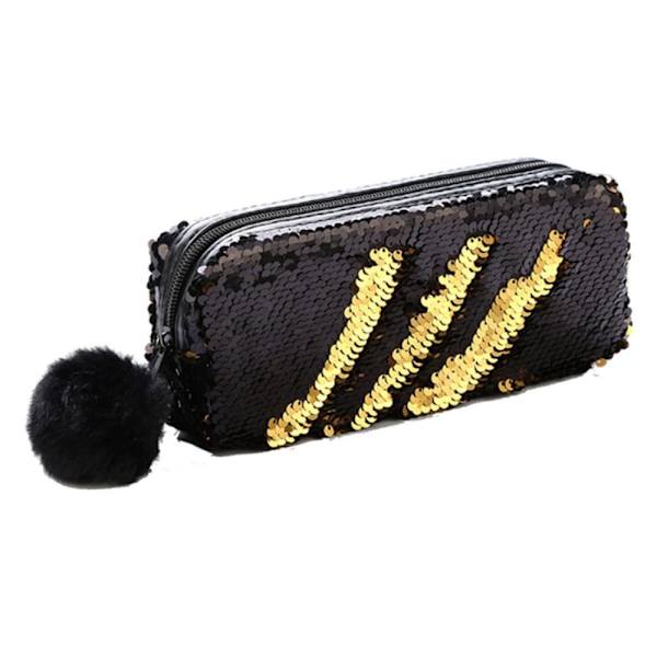 Sminkepung - Paljetter Fabulous  -  Flere farger Black