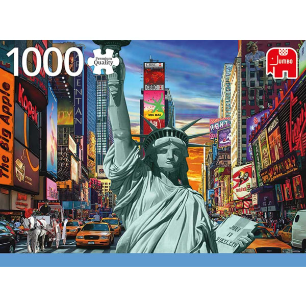 Jumbo Pussel - New York-kollage  1000 Bitar multifärg
