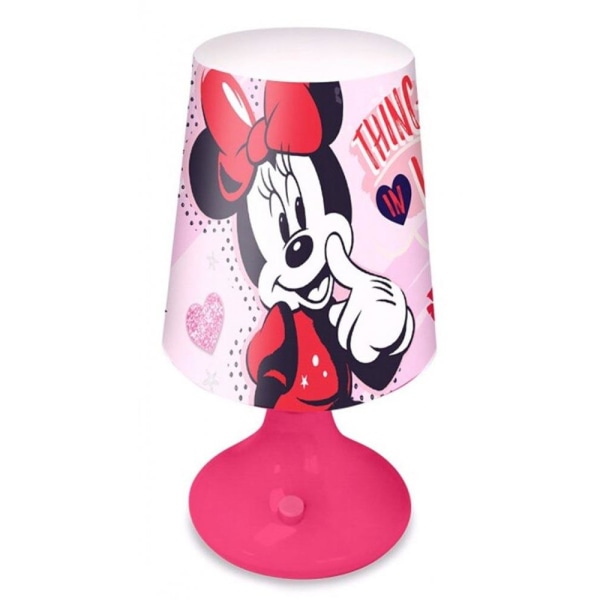 Disney Mimmi Pigg - Mini LED Lampa - Rosa Rosa