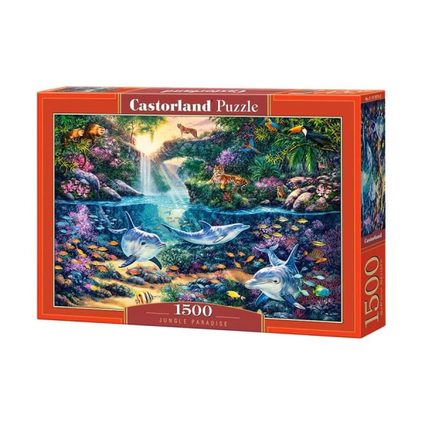 Castorland Pussel - Djungelparadis, 1500 Bitar multifärg