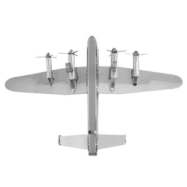 Metal Earth Flygplan Avro Lancaster Modellbyggsats i metall Silver