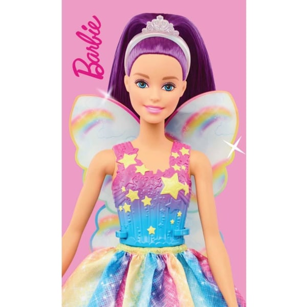 Barbie Älva- Handduk 30 x 50 cm multifärg