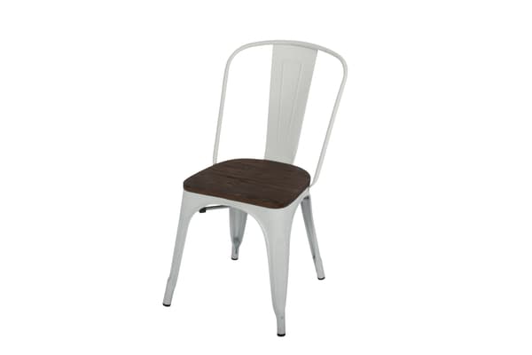 Matsals stolar matt vit trä sits 2 styck är minsta beställningen