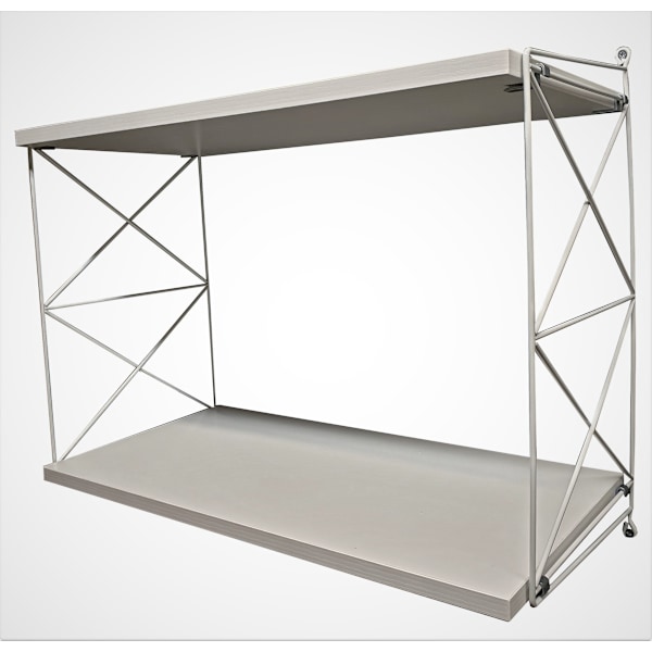 111 Shelf hylla med 2 breda hyllplan vit  450:- vit