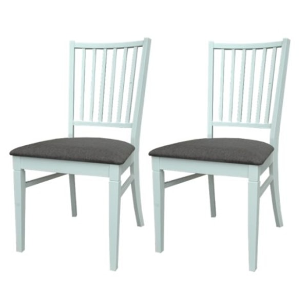 Matsals stolar med gråa tyg sitsar levereras 2 st