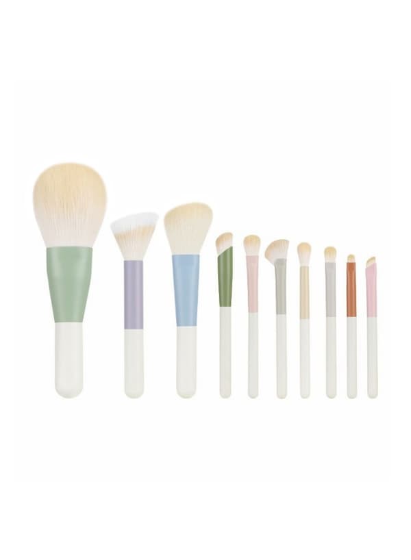 10 stk. Morandi mini makeup børstesæt