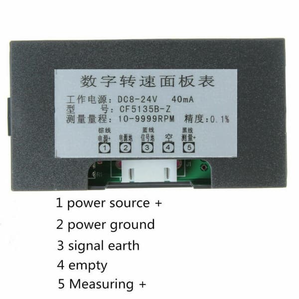 4 Digital LED Turteller Turteller Turteller + Hall-sensor DE