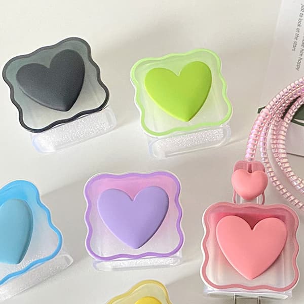 1 set Gradient Wave Love för Apple 20w laddarskyddskabel (laddare ingår ej),3