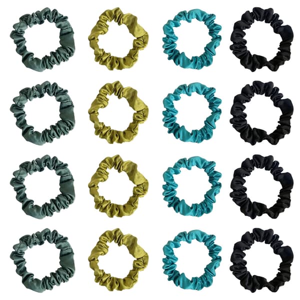 16 stk sateng hårstrikker for søvn, natt-scrunchie, hårtilbehør, hårstrikk hodeplagg for kvinner, stil: Stil 5;