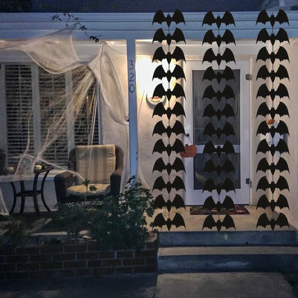 Halloween Hängande Dekorationer, Fladdermus, för Spökhus