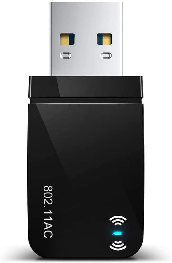 1300 Mbps USB 3.0 langaton WiFi-sovitin PC:lle, USB Wi-Fi -dongle