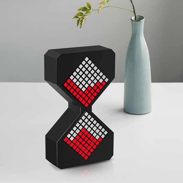 Digital LED Timeglas Timer Tyngdekraftsinduktion Elektronisk Lysende Sandur Desktop Dekompressionstimer til Børn Studerende Hjemmekontor