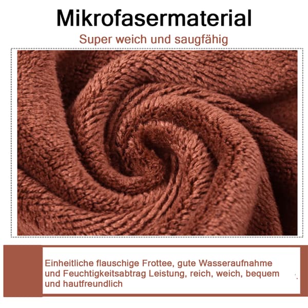 Mikrofiber Håndkle Hår Hurtigtørkende Håndkle Hår