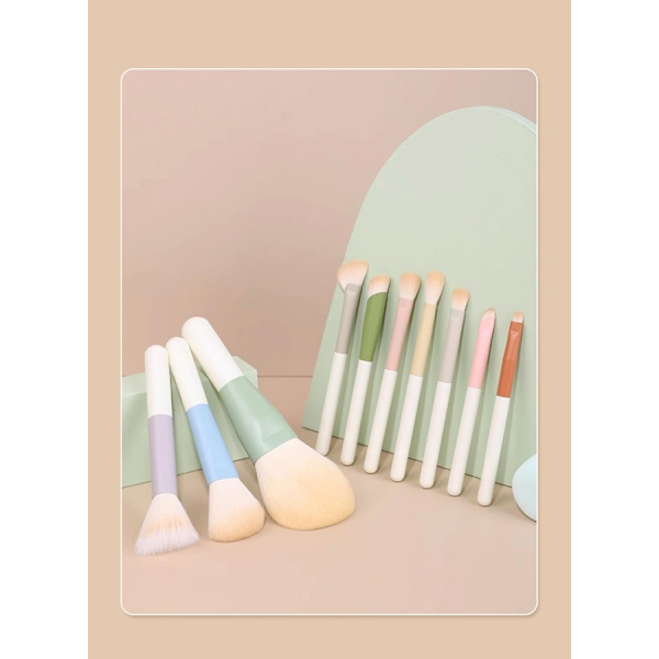 10 stycken Morandi mini sminkborstset