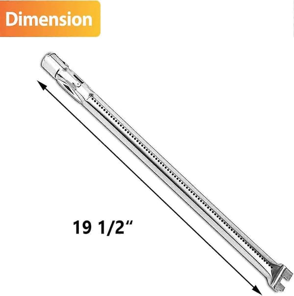 Grillbrenner i rustfritt stål for Weber Genesis 300-serien (19,5 tommer) - E310, E320, E330, S310, S320, S330