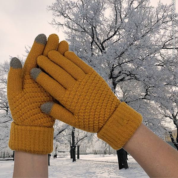 Handskar Dam Vinter Varma Touchscreen Vinterhandskar