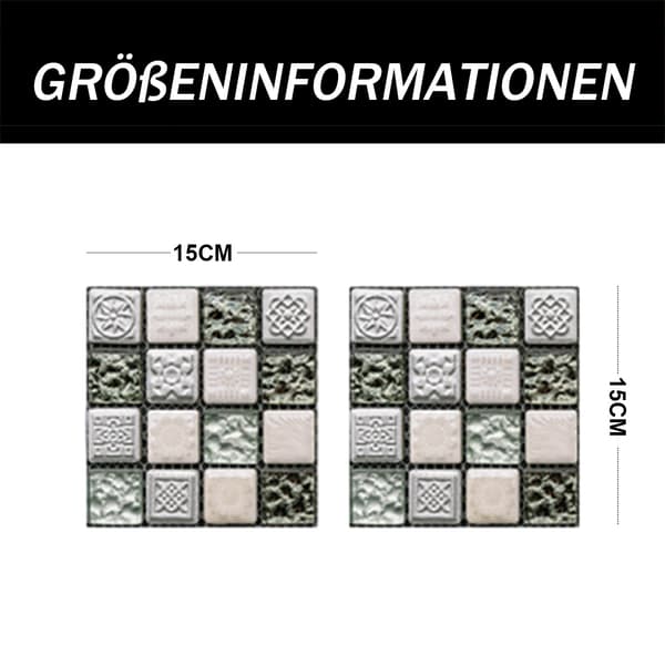 Kakeldekaler, Mosaik Köksväggdekaler för DIY, Badrum