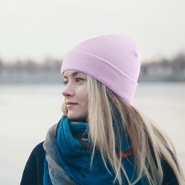 Beanie Hue Blød Let Vinterstrik til Mænd og Kvinder