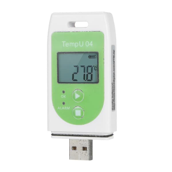 Temperatur datalogger, multifunktionel, USB, genanvendelig, 32.000 målinger