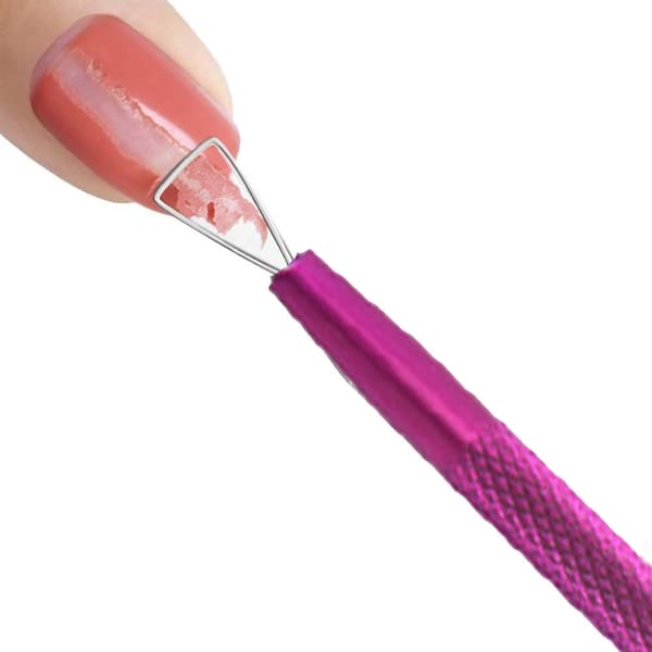 Negleværktøj til fjernelse af UV-manicurebehandlinger – Rustfrit stål