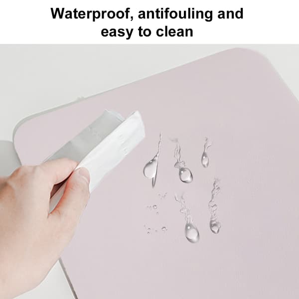 Musematte i lær for bærbar datamaskin, personlig design, spillmusematte, rosa
